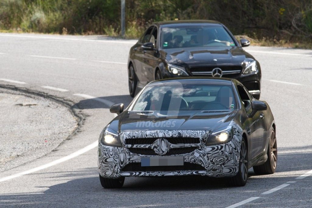 Mercedes Benz SLC 450 AMG 2016, descubierta la unidad de pruebas