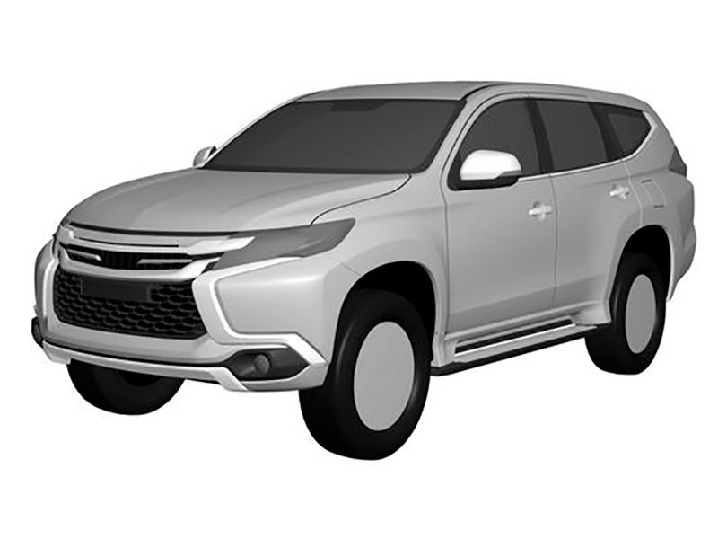 Mitsubishi Montero 2017, se filtran las patentes de su diseño