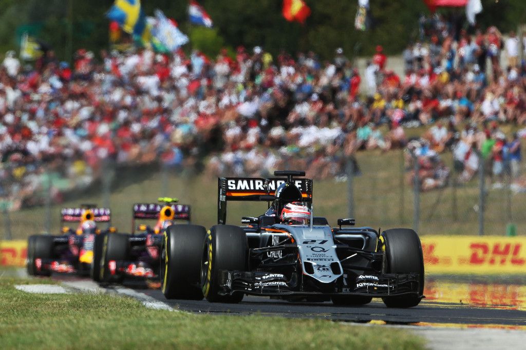 Force India investiga la rotura del alerón de Nico Hulkenberg