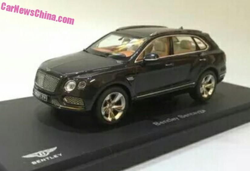 Bentley Bentayga, a la vista (a escala 1:18)