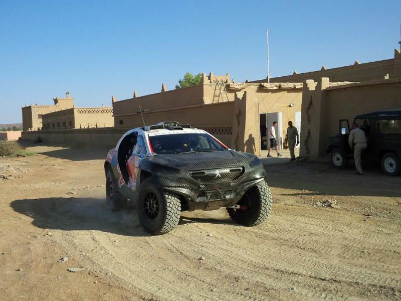 EXCLUSIVA: Detalles del test en Aragón del Peugeot 2008 DKR