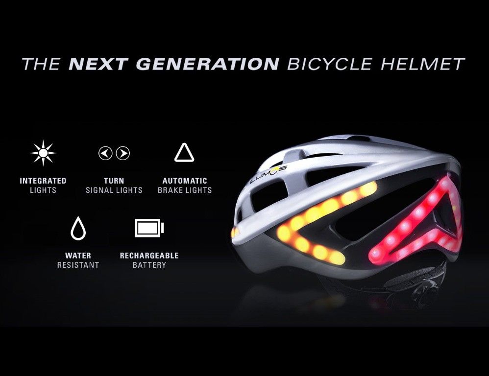 Lumos, el casco para bicicleta con alumbrado para la circulación