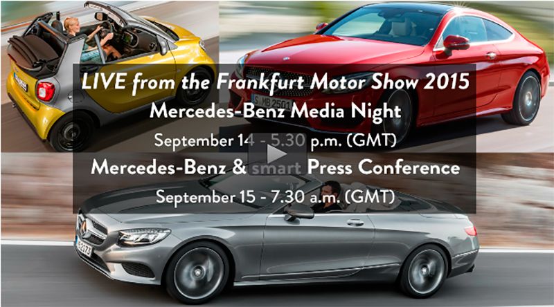 Sigue en directo la Mercedes-Benz Media Night desde Frankfurt