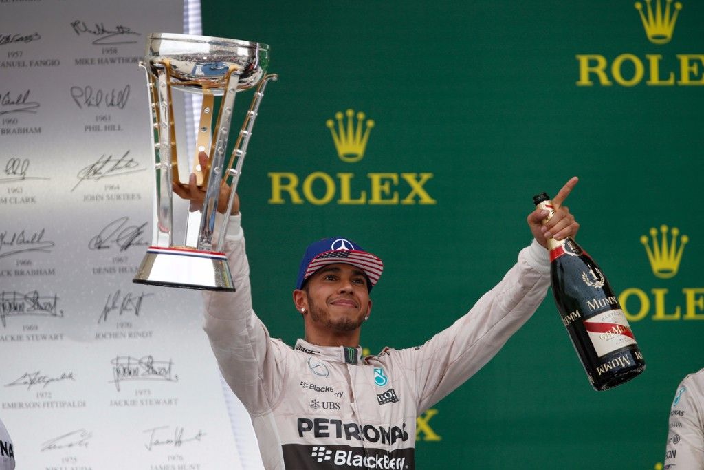 Hamilton gana el tricampeonato en una trepidante carrera en Austin