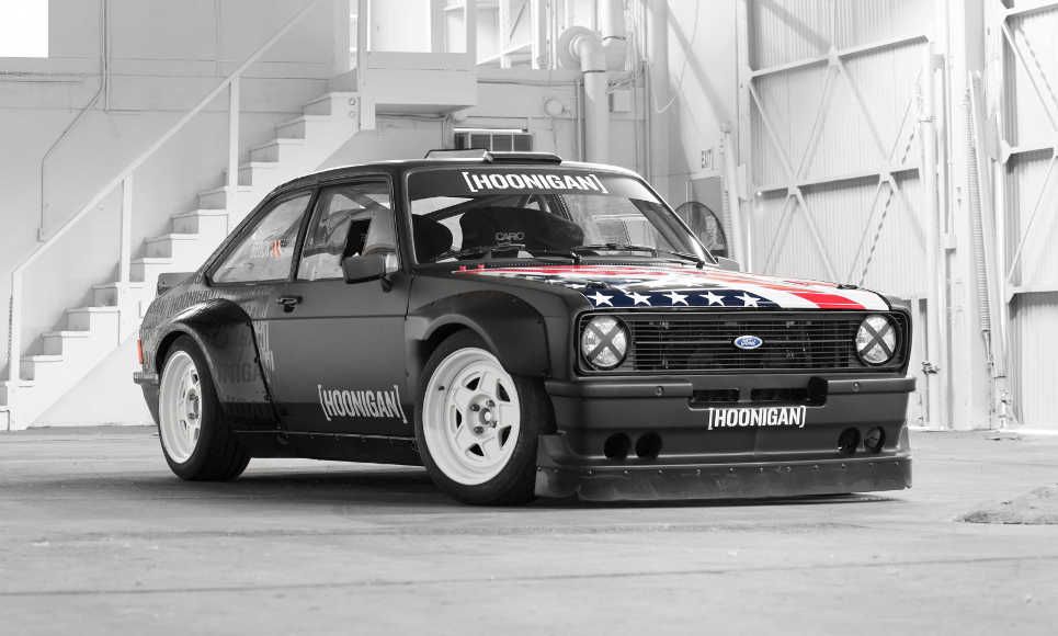 Ken Block ya tiene nuevo coche para sus Gymkhanas, un Ford Escort Mk2