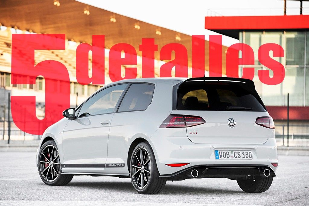 5 detalles que debes conocer del Volkswagen Golf GTI Clubsport