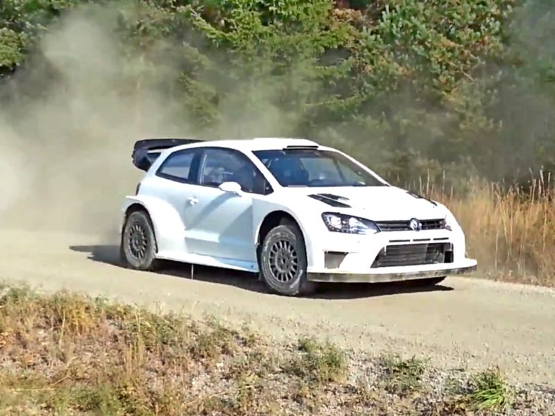 Marcus Grönholm prueba el Polo R WRC 2017 en Almería