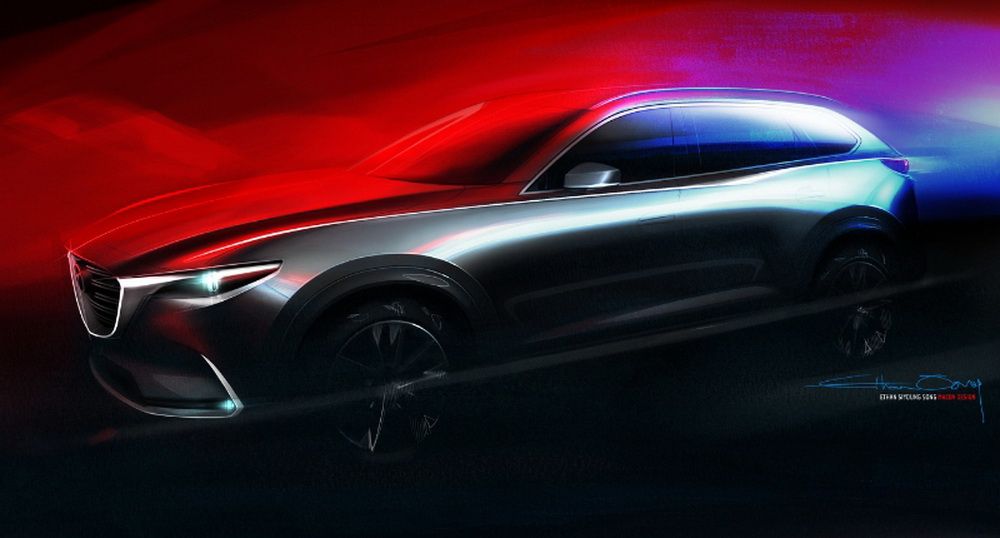 Mazda CX-9 2016, primera imagen de adelanto