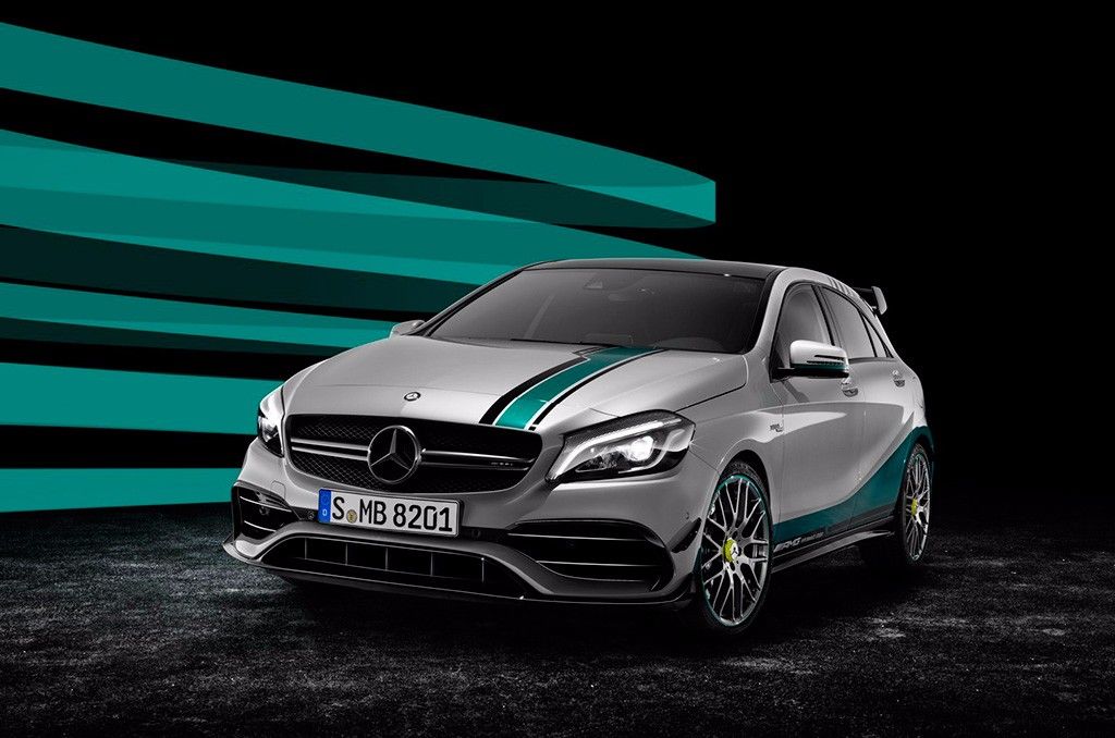 Un Mercedes A45 AMG Edición Especial F1 para celebrar el doblete