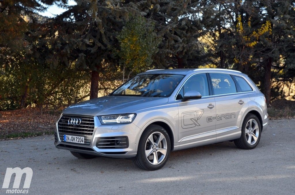 Prueba Audi Q7 e-tron quattro, eficiencia con sello premium