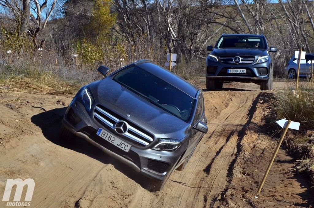 Prueba offroad de la gama SUV de Mercedes