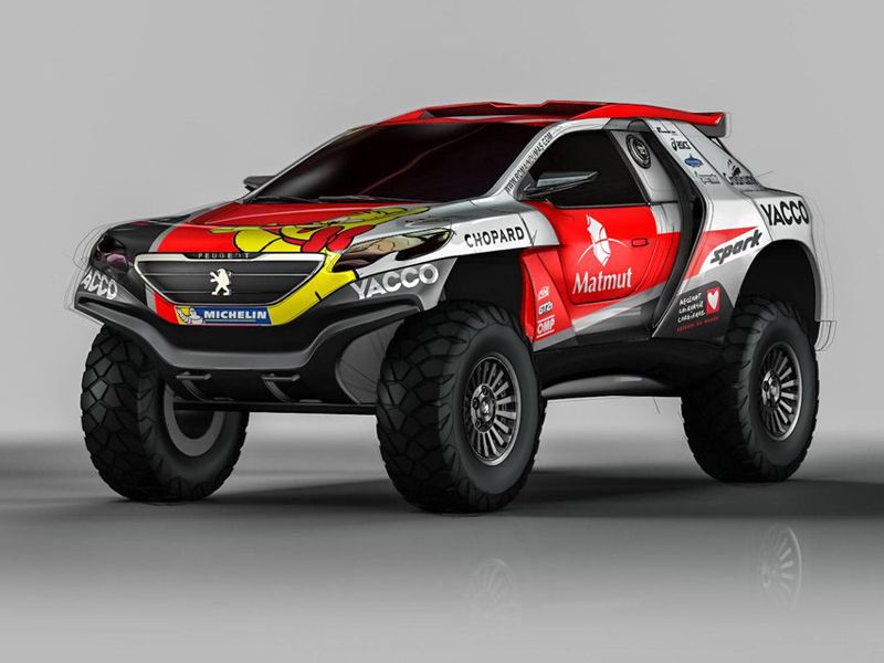 Romain Dumas viaja al Dakar con un Peugeot 2008 DKR15+