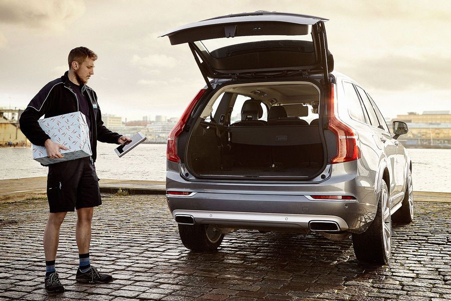 Volvo permite la entrega de paquetes en el maletero para el Black Friday