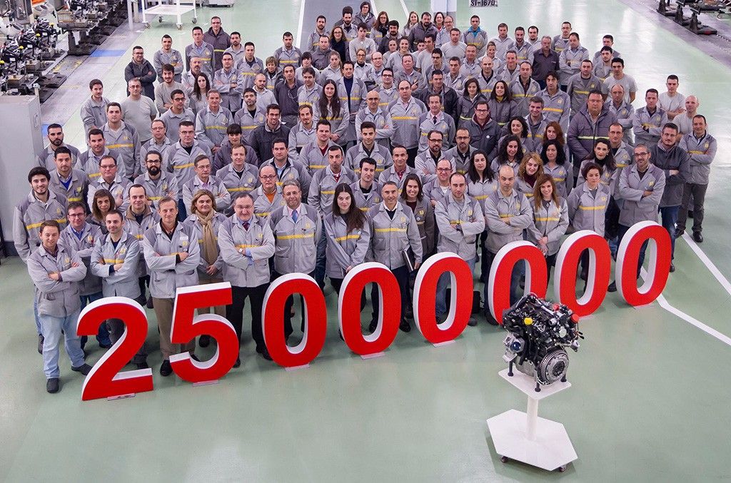 La planta de Renault en Valladolid alcanza los 25 millones de motores fabricados