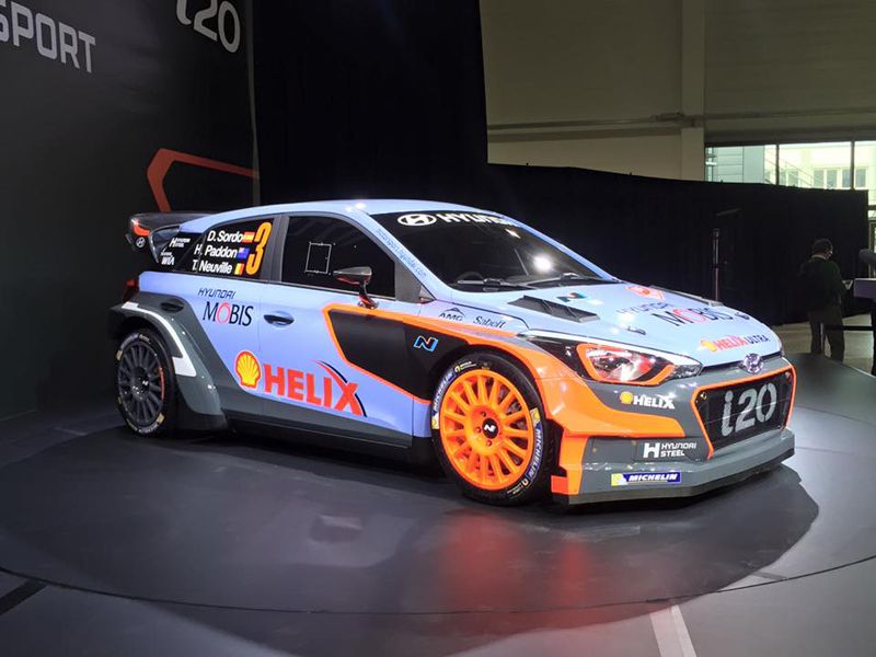 Hyundai desvela el nuevo i20 WRC de 2016