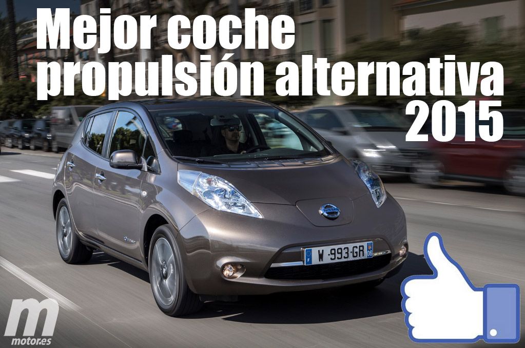 Mejor coche de propulsión alternativa 2015 para Motor.es: Nissan Leaf