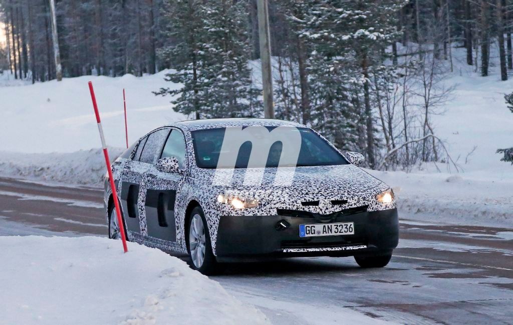 El Opel Insignia 2017 inicia su desarrollo en las pruebas invernales