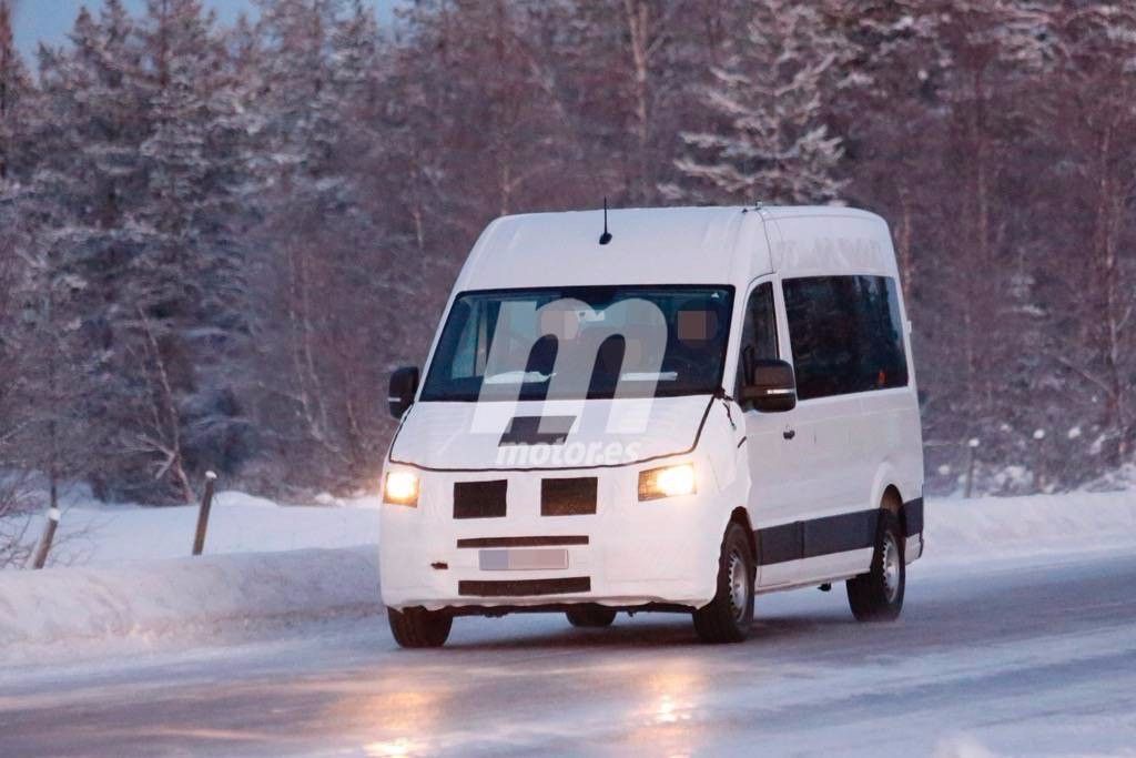 La Volkswagen Crafter 2017 prepara su renovación en el frío