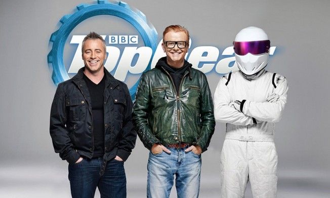 Matt LeBlanc Chris Evans y The Stig - Top Gear