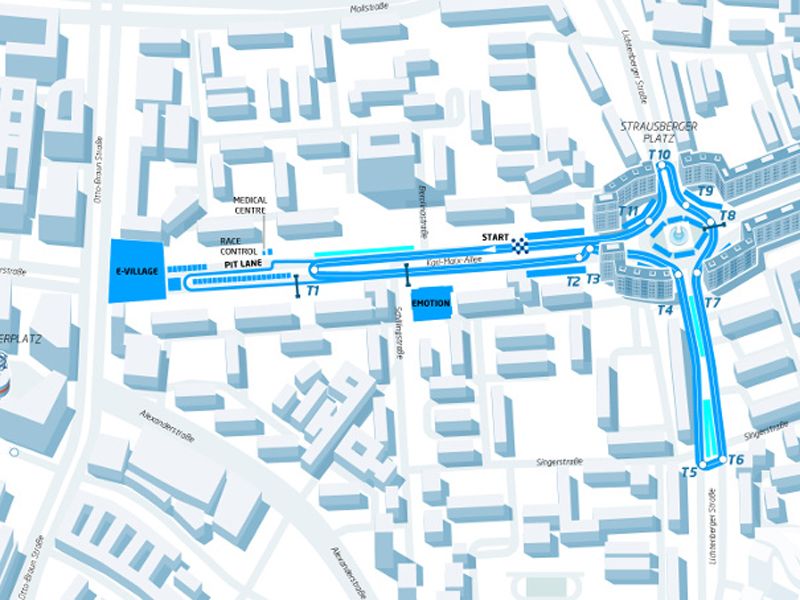 Desvelado el nuevo trazado del ePrix de Berlín