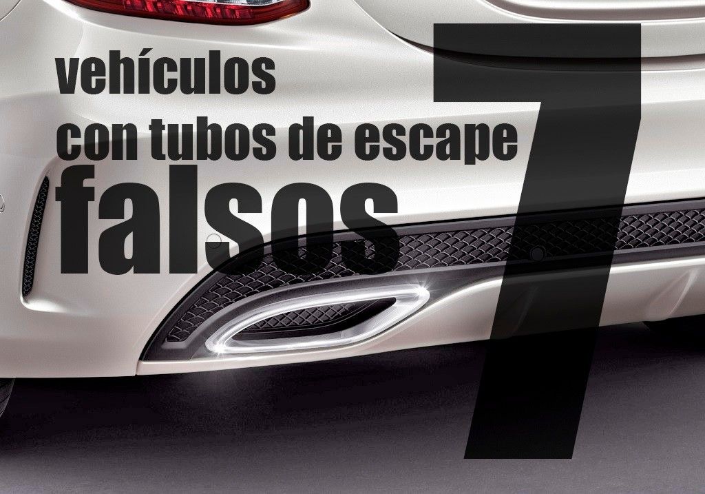 7 vehículos actuales con tubos de escape falsos