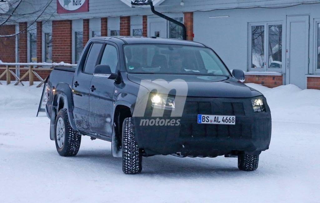 Fotos espía del Volkswagen Amarok facelift