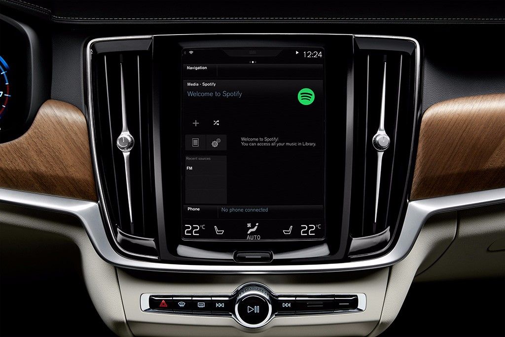 Volvo integrará Spotify en los nuevos XC90, S90 y V90