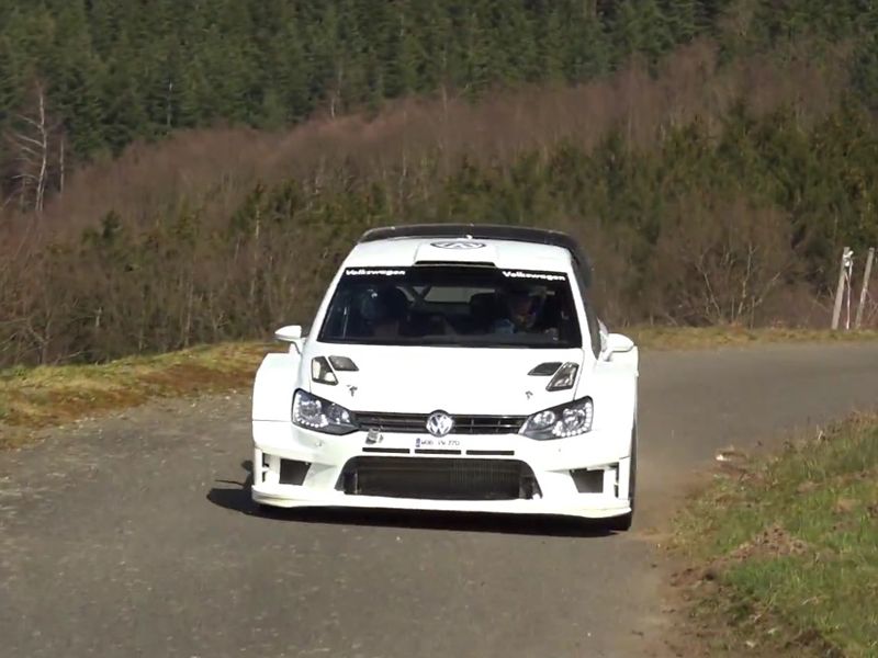 Dieter Depping prueba el Volkswagen Polo R WRC 2017