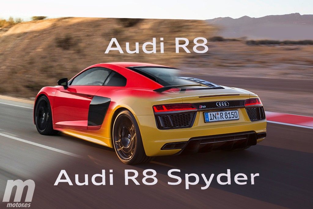 Diferencias entre el Audi R8 Coupé y Spyder: los ponemos cara a cara