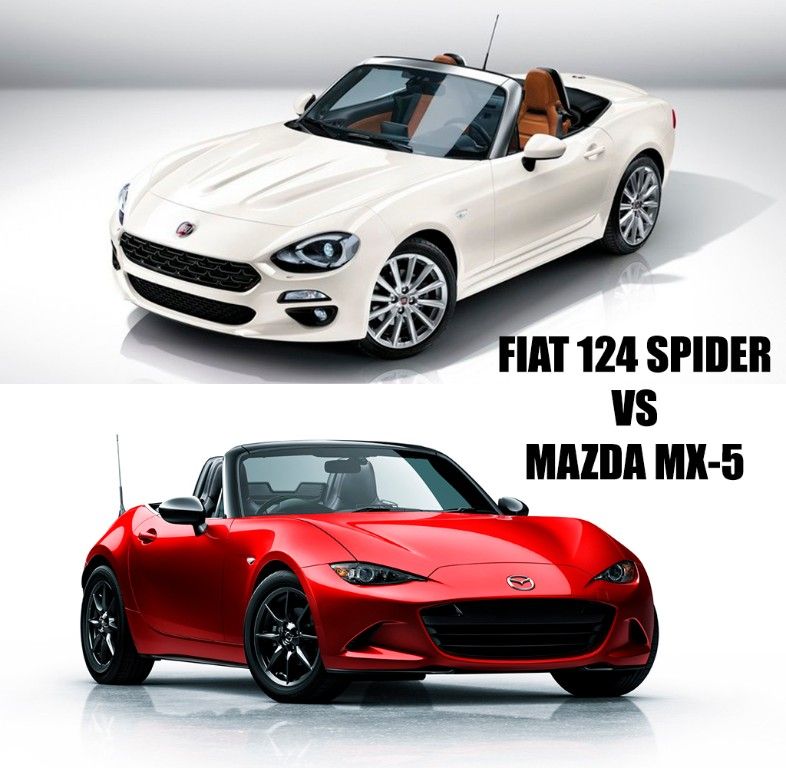 Fiat 124 Spider o Mazda MX-5 ¿Cuál me compro?