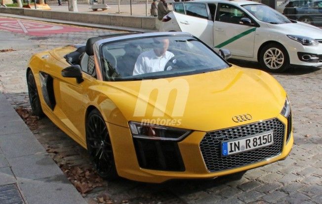 Audi R8 Spyder 2017 - foto espía