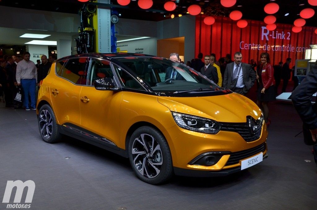 Renault Scénic 2016, debuta el renovado monovolumen compacto