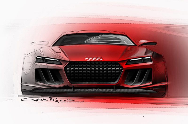 Audi R6 ¿Un mini-R8 en colaboración con Porsche?
