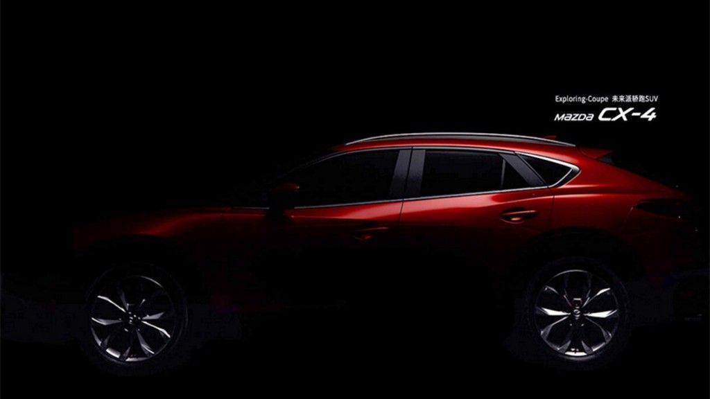 Nuevo adelanto del Mazda CX-4: su presentación será en el Salón de Pekín 2016