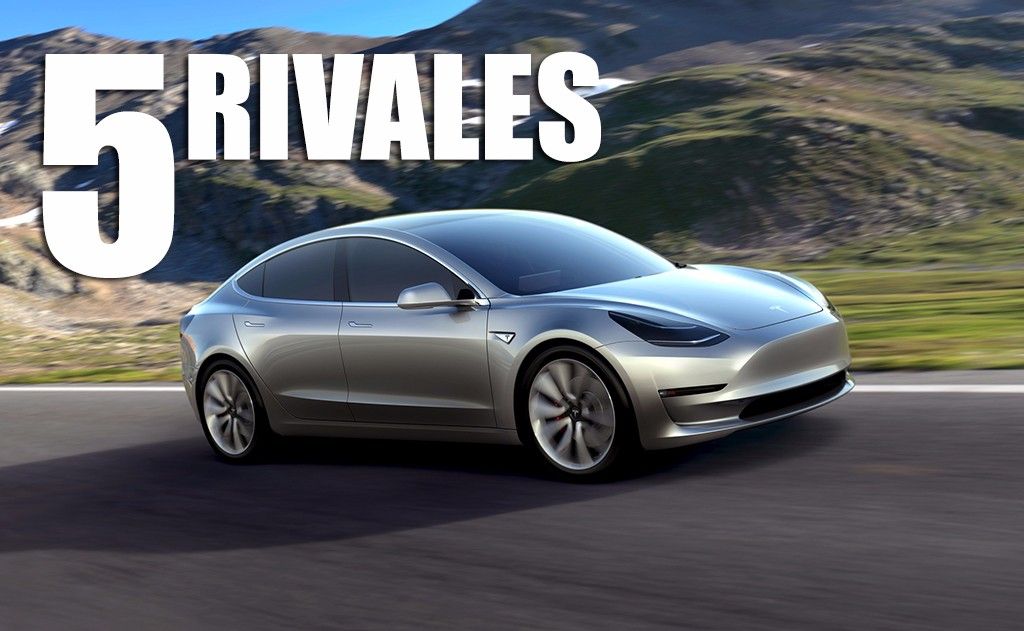 El nuevo Tesla Model 3 tendrá que enfrentarse a estos rivales