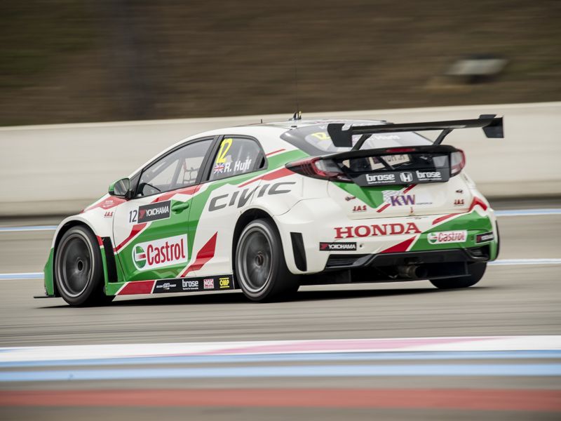 Rob Huff debuta con victoria sobre el Honda Civic WTCC