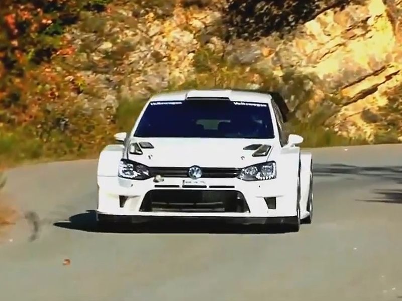 El Volkswagen Polo R WRC 2017 en acción