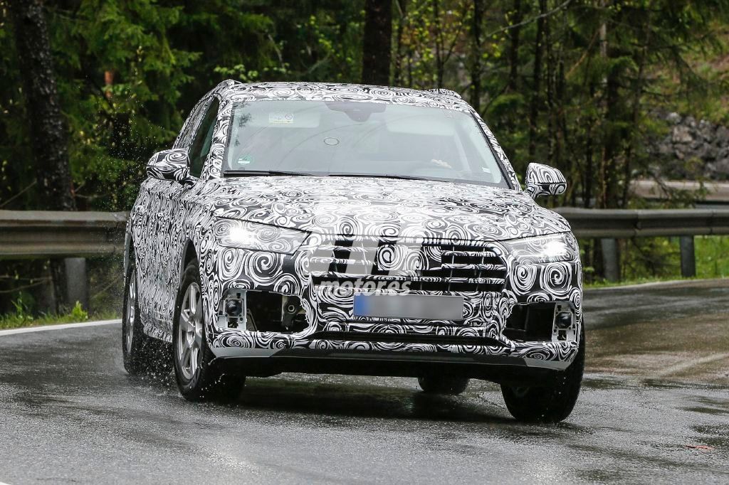 El nuevo Audi Q5 2017 sigue perdiendo camuflaje, más detalles a la vista