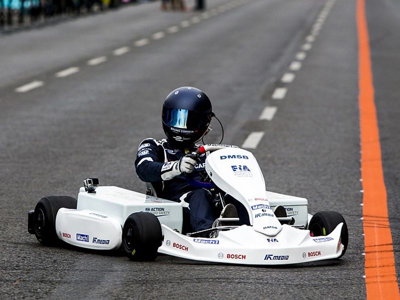 El kart eléctrico de la FIA debuta en la Fórmula E