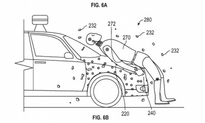 Un capó adhesivo es el invento de Google para reducir daños en accidentes