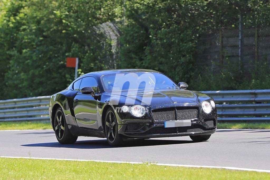 El nuevo Bentley Continental GT 2018 se deja ver en Nürburgring