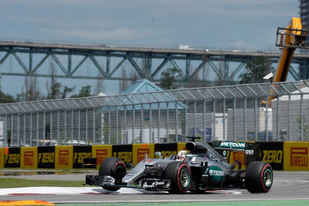 Recital de Mercedes en la clasificación de Montreal