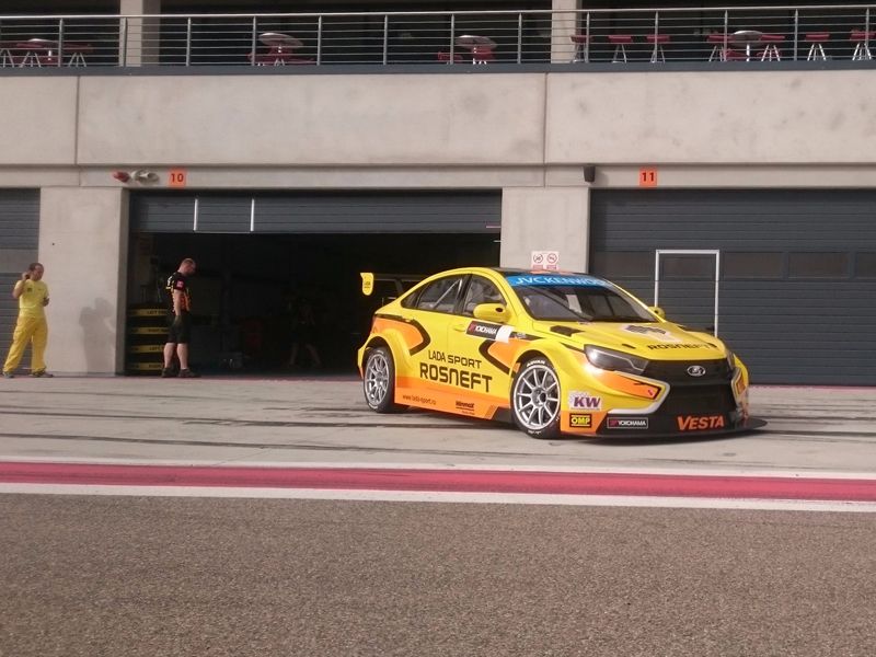 Lada intensifica su trabajo en MotorLand Aragón