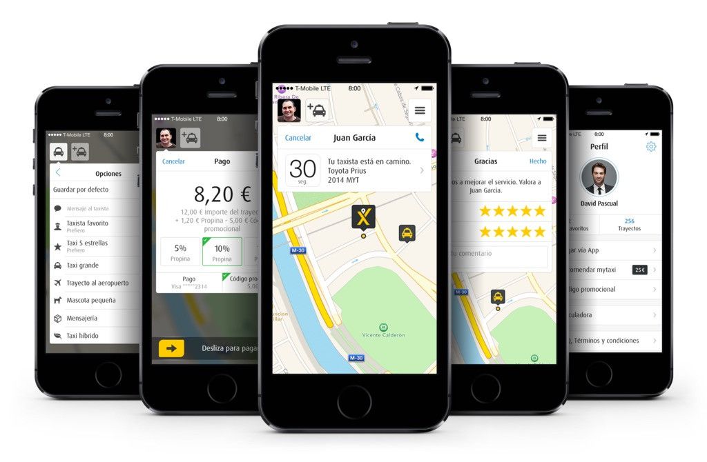 myTaxi y Hailo unen sus taxis contra Uber