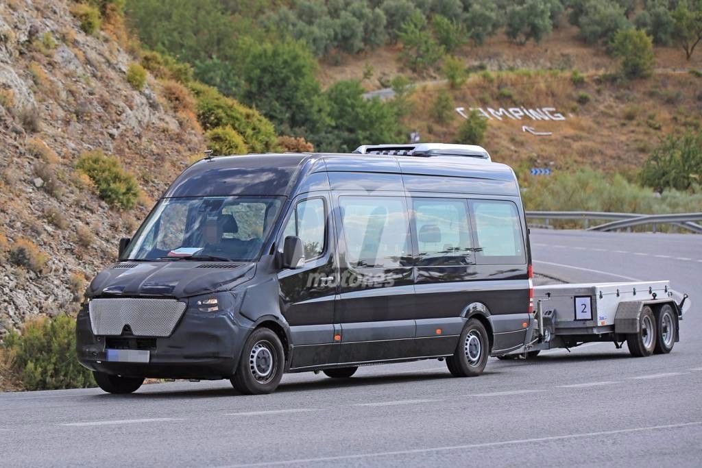 El minibus basado en la Mercedes-Benz Sprinter 2018 también se pone a punto