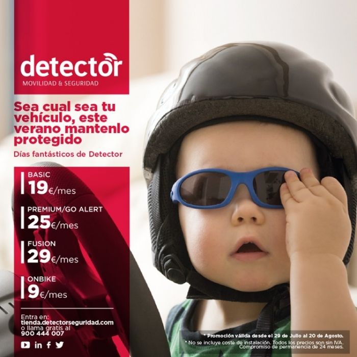 Contrata Detector este verano y ahorra más de un 50%