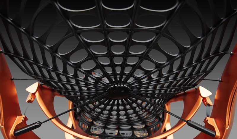 Lexus Kinetic concept: el revolucionario asiento de seda de araña sintética
