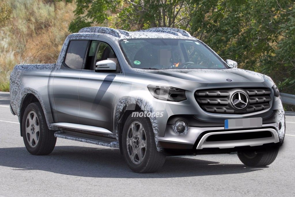 El Mercedes Pick Up 2017 ultima sus pruebas ¿Clase X o GLT?