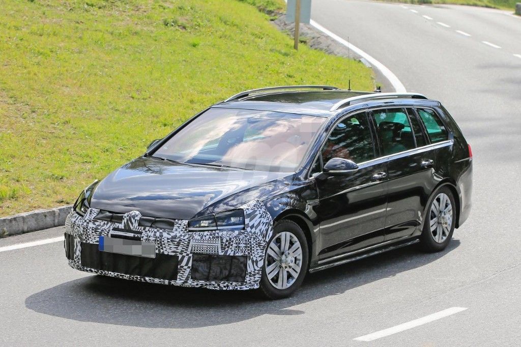 Volkswagen Golf R Variant 2017, ¡primeras fotos espía de su actualización!