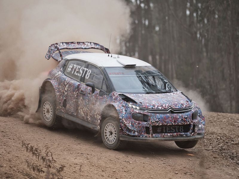 Las claves del #TEST8 del Citroën C3 WRC 2017